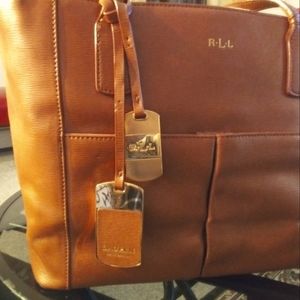 RALPH L LAUREN TOTE